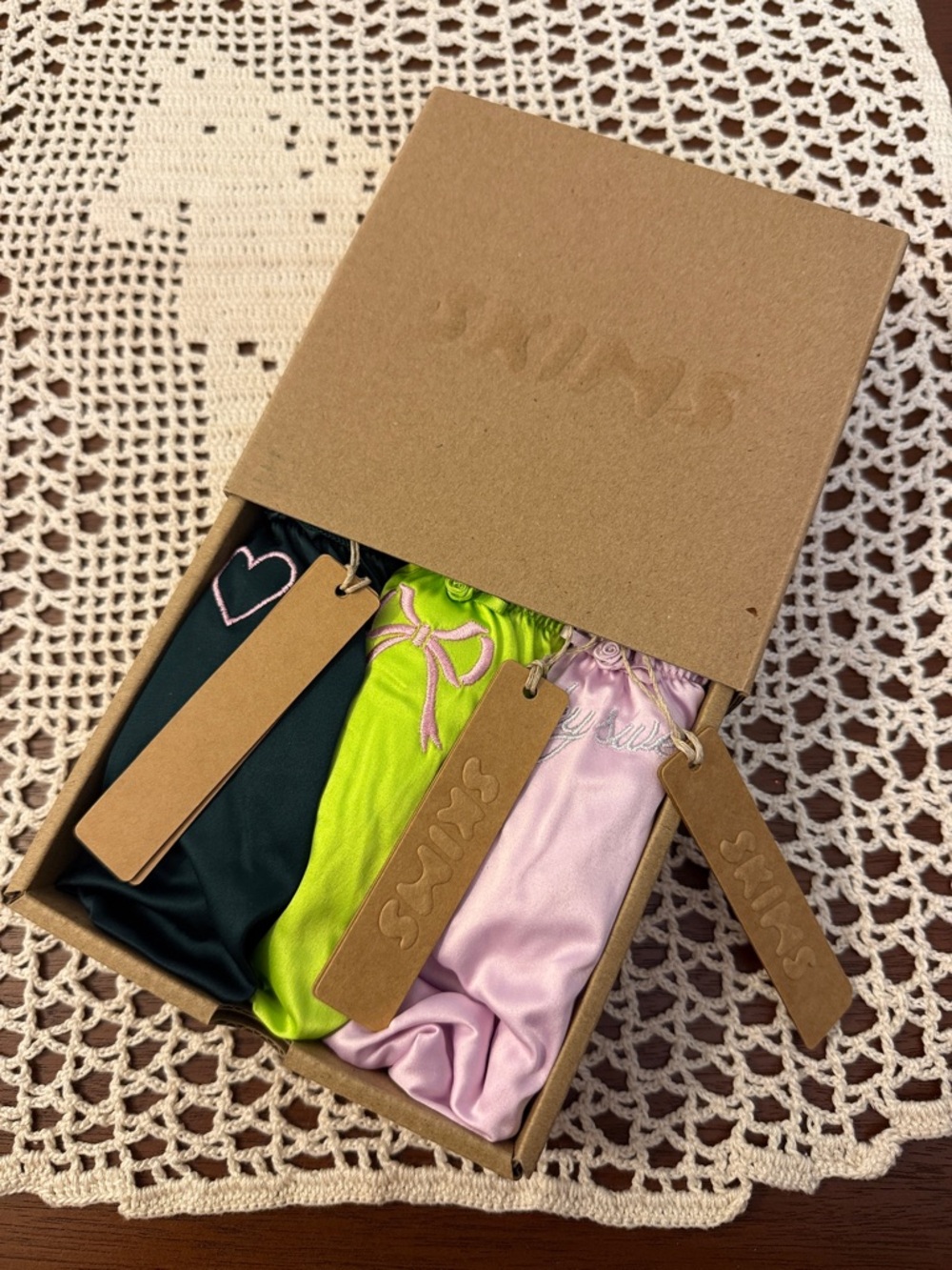 Skims 3-Pack Satin Thongs